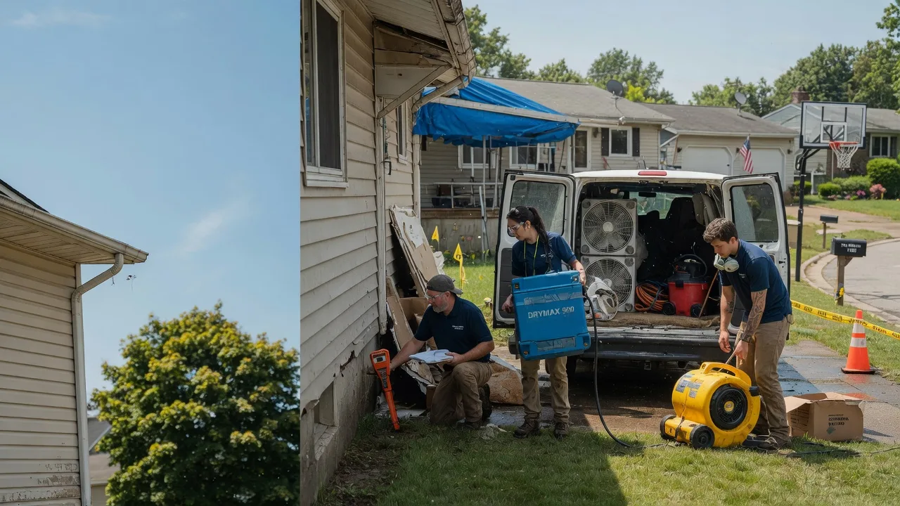 Ceiling Leak Cleanup in New Salem, PA near me
